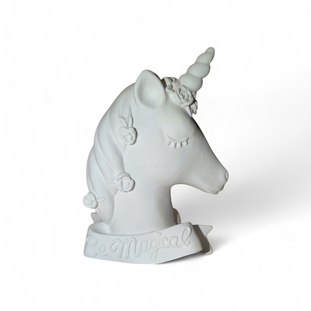 DIY Ceramic Paintable White Unicorn Sculpture - Picture 2 of 2